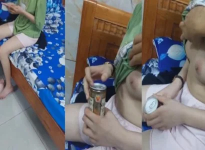 Chàng trai khám em người yêu mới lớn và quấn quýt trong nhà nghỉ